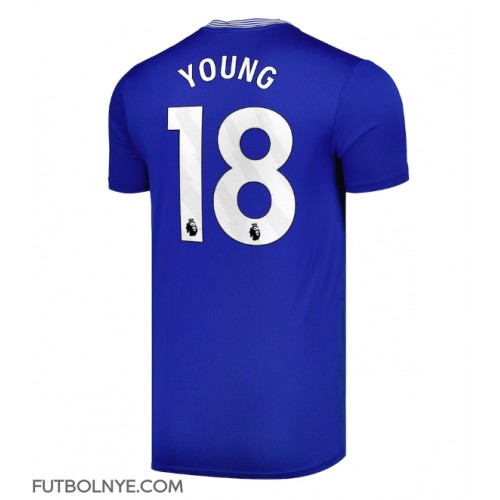 Camiseta Everton Ashley Young #18 Primera Equipación 2024-25 manga corta